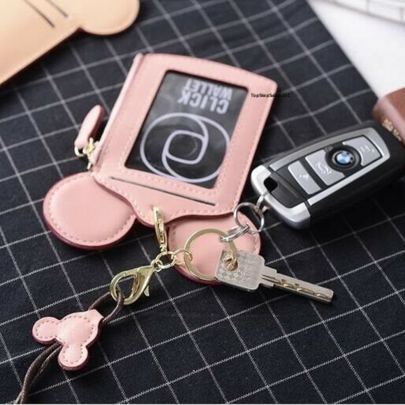 Mickey Mouse Lanyard Credit Card Holder Keychain (choose your color) 1pc - Picture 14 of 14